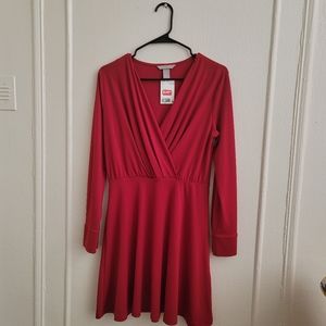 Red H&M dress